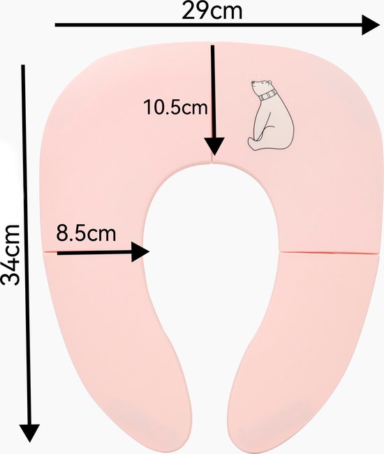 Siège de pot portable, siège de pot de voyage pliable pour filles et