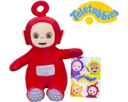 Pluche Teletubbies speelgoed knuffel Po rood 36 cm