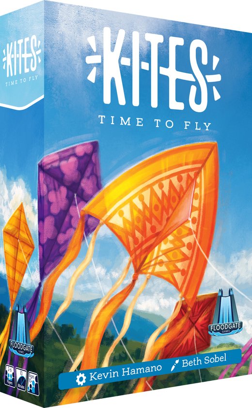 Kites - Spel - Kaartspel - Partyspel - Coöperatief Gezelschapsspel - Vliegers – Voor 2 tot 6 spelers – Laat vliegers vliegen – Interactief teamspel - Engelstalig - Floodgate Games