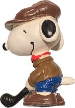 Peanuts - snoopy golfer - speelfiguur - 6 cm - schleich.