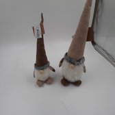 Herfst - Gnome - Kabouters - Set van 2 - Bruintinten - Staand