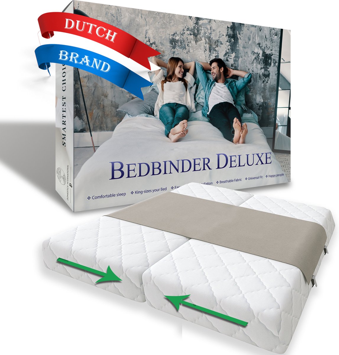 Bedbinder DeLuxe | Matraswig - Voorkom schuivende Matrassen op uw Boxspring  Bed |... | bol.com