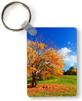 Porte-clés - Arbre - Feuilles - Automne - Saisons - Cadeaux à distribuer - Plastique