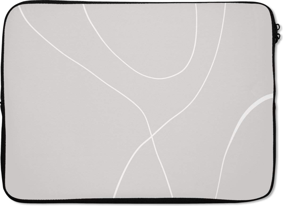 Laptophoes - Line art - Abstract - Minimalisme - Pastel - Laptop - Laptopcover - Laptop case - 13 Inch