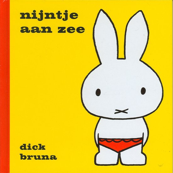 Cover van het boek 'Nijntje aan zee' van Dick Bruna