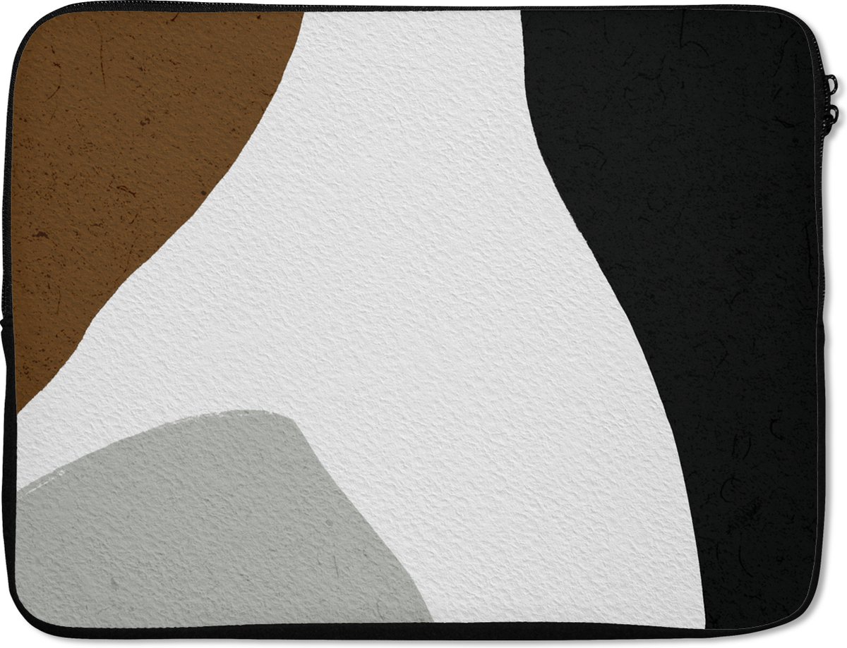 Laptophoes - Minimalisme - Design - Vormen - Abstract - Laptop sleeve - Laptop case - 15 6 Inch