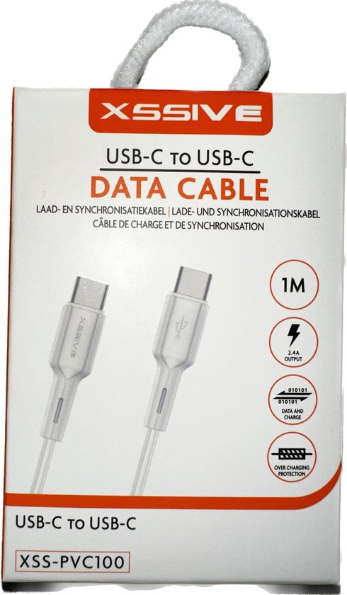 Xssive Usb-C  naar Usb-C Data Cable