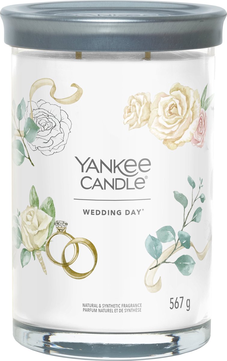 Yankee Candle - Wedding Day Large Tumbler Geurkaars - 100 branduren - twee lonten