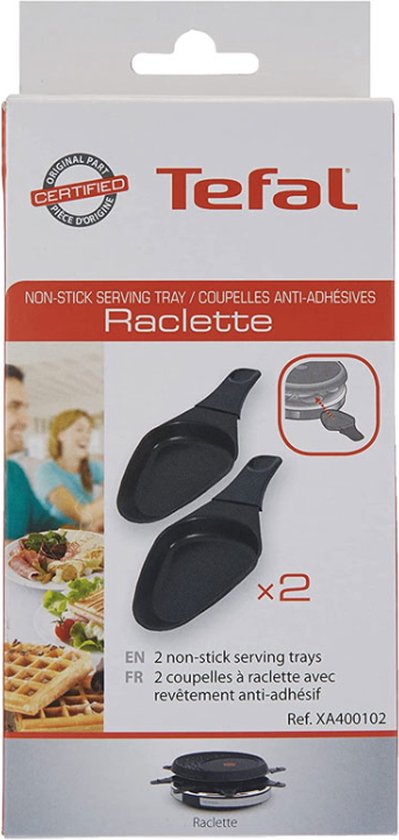4st - gourmetstel raclette pannetjes ovaal - 4 stuks - gourmet pannetjes -  | bol.com