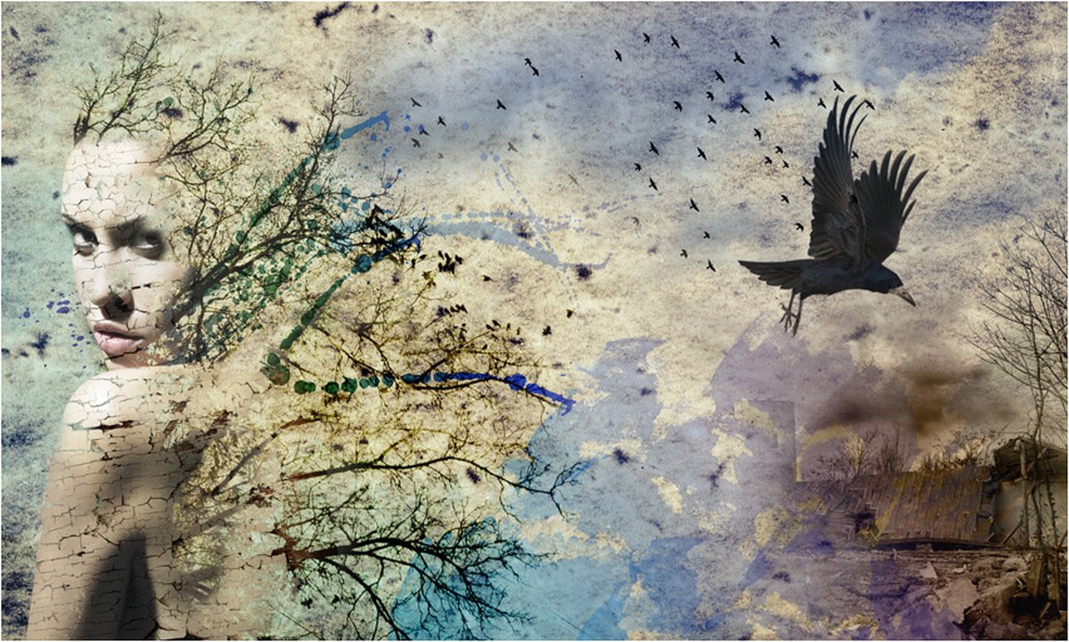 Fotobehang - Identity change.