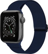 Bracelet adapté pour Apple Watch Strap 38/40/41 mm Bracelet de montre en nylon Boucle réglable - Convient pour Apple Watch 1-8 / SE - 38/40/41 mm Nylon - Bleu foncé