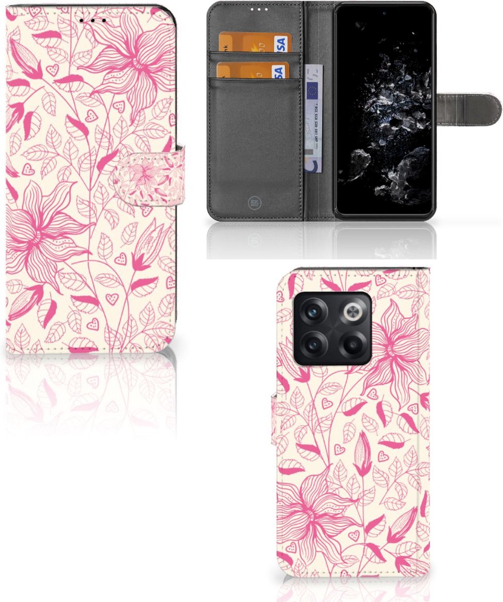 OnePlus 10T Telefoonhoesje met Pasjes Baby Luipaard