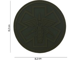 101 Inc Embleem 3D Pvc Para Medic  13009