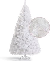Sapin de Noël artificiel Mara blanc - Poudre colorée - Cadre en métal - 850 branches - Coloré - Wit - 180 cm