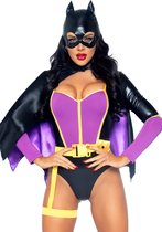 Costume de Batgirl & Batwoman & Catwoman | Super-héros séduisant et scintillant | Femme | Grand | Déguisements | Déguisements