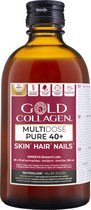 GOLD COLLAGEN MULTIDOSE PURE 40+ (300ml) - Proef en vergelijk het verschil/resultaat versus poeders/capsules (liquide collageen geeft een betere absorptie en sneller resultaat - Doe de test)