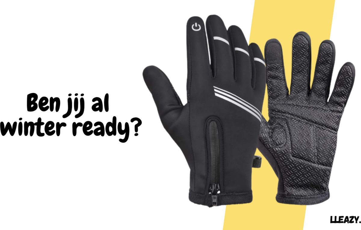 Lleazy | Fietshandschoenen - warme winddichte antislip - MTB-handschoenen  -... | bol.com