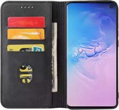 Smartphonica Samsung Galaxy S10 Plus Étui en similicuir avec fermeture magnétique et porte-cartes Book Case - Noir / Similicuir / Book Case
