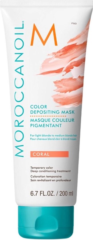 Moroccanoil Color Depositing Mask Coral - Haarmasker - 200ml