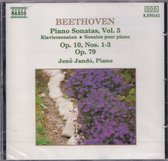 Piano Sonatas 5 - Ludwig van Beethoven - Jeno Jando