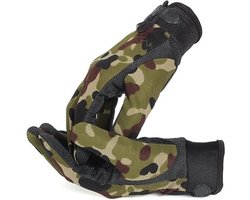 WiseGoods Luxe Tactical Handschoen Camouflage - Kamperen - Outdoor Handschoenen - Leger Design - Survival - Winter Kleding - L