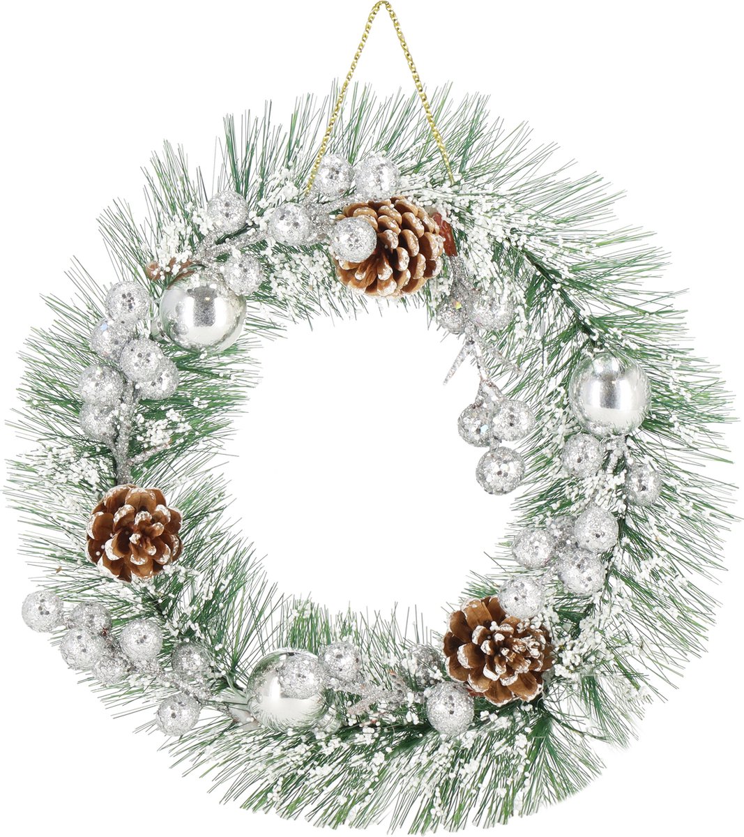 Springos Kerstkrans - Kerst Decoratie - 24 cm