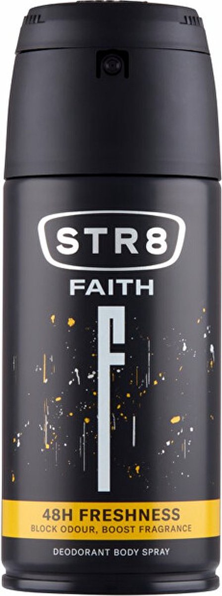 STR8 – Faith – Deodorant Bodyspray – 150 ml – 48H Frisheid – Anti-Odeur – Mannenverzorging