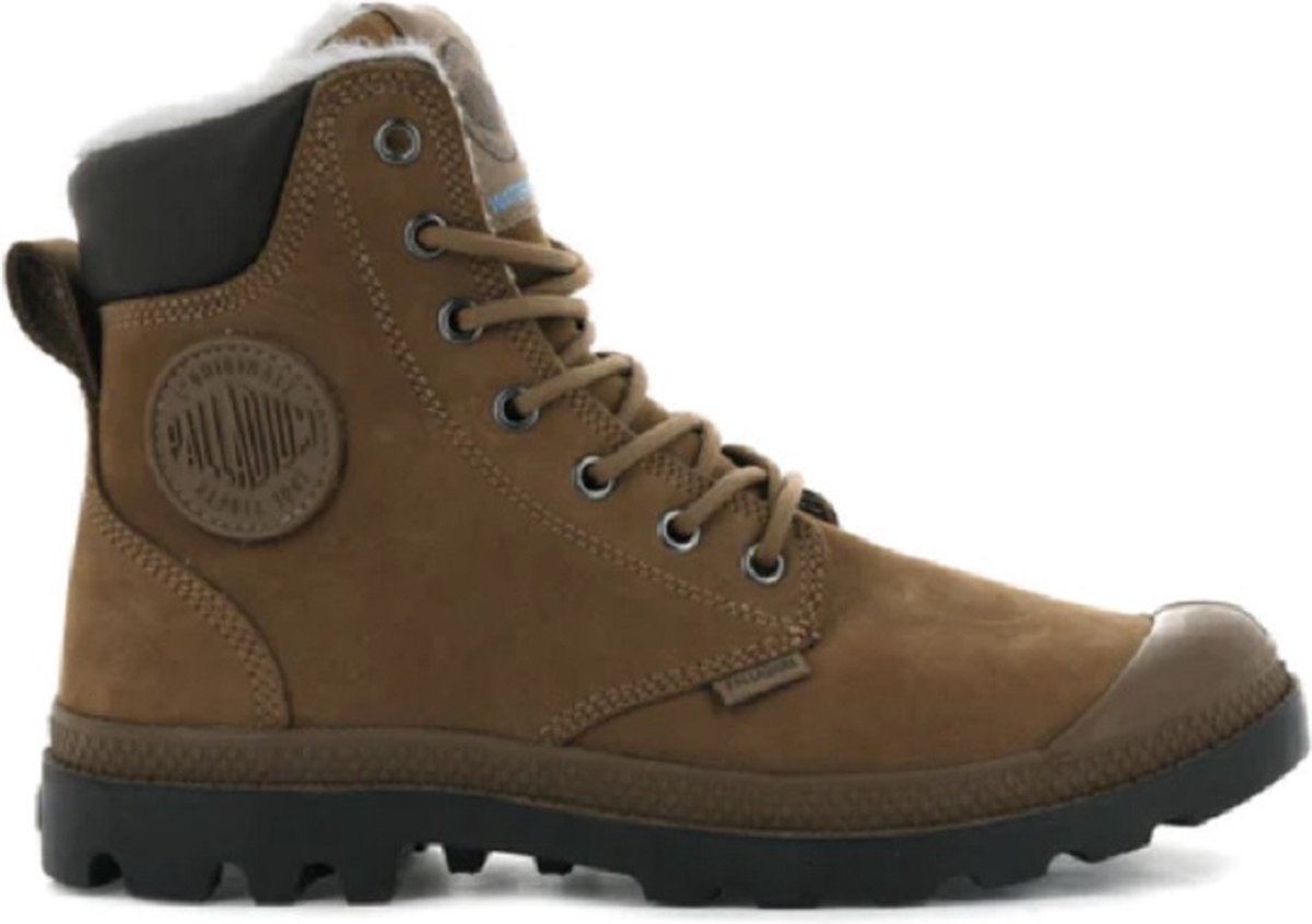 Palladium 72992-697-M Pampa Sport Cuff WPS Herenlaarzen Mahonie-Chocolade-M Bruin