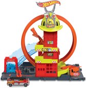 Hot Wheels City Super Fire Station - Speelfigurenset