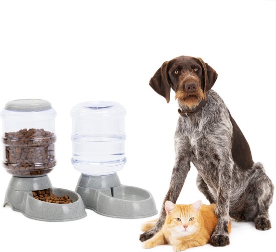 Splash-Free Pet Water Feeder Auto Droeg Drijvende Kom Geen Lekkage Kat Waterfont
