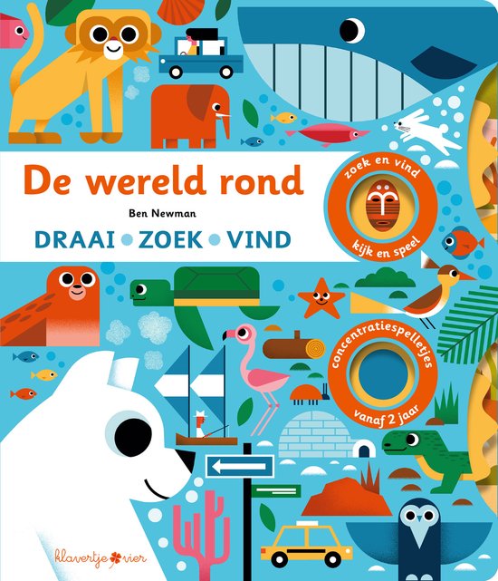 Draai - Zoek - Vind 0 - De wereld rond - cover