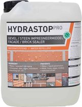Hydrastop Pro 10 liter - Voor het waterafstotend maken van gevels, metselwerk beton en voegen - Gevel impregneren - Steen impregneren - Dakpannen impregneren - Nano coating - Buitenmuur impregneren - Buitenmuur impregneermiddel