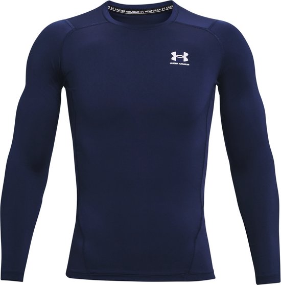 UA HG Armor Comp LS- Marine Blauw - Taille homme: XXL homme > vêtements de sports d'hiver > sous-vêtements thermiques > chemise thermique