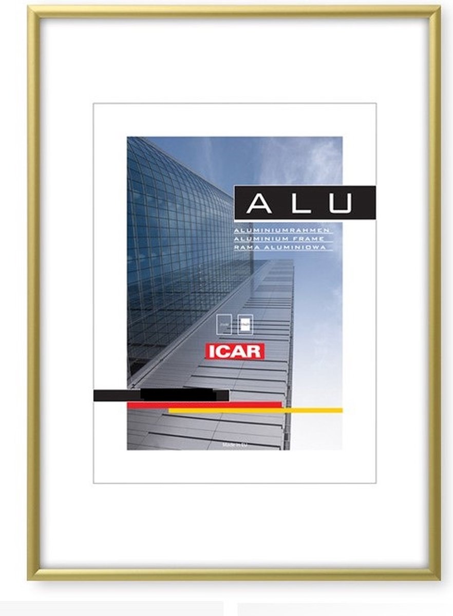 Icar Aluminium Fotolijst ALU FZ Goud 21x30 cm