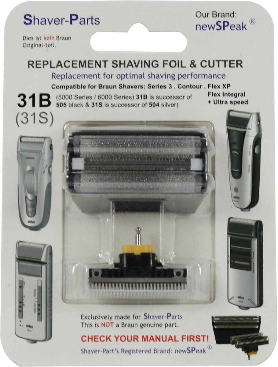 NewSPeak Scheerblad 505 KOMBI PACK +messenkop Flex Integ.5015-5515-6520 4313042932618