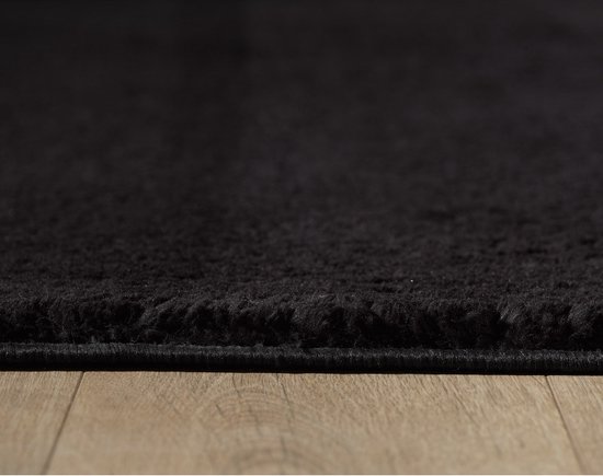 Rond vloerkleed Prosper - 25 in Black by Mart Visser