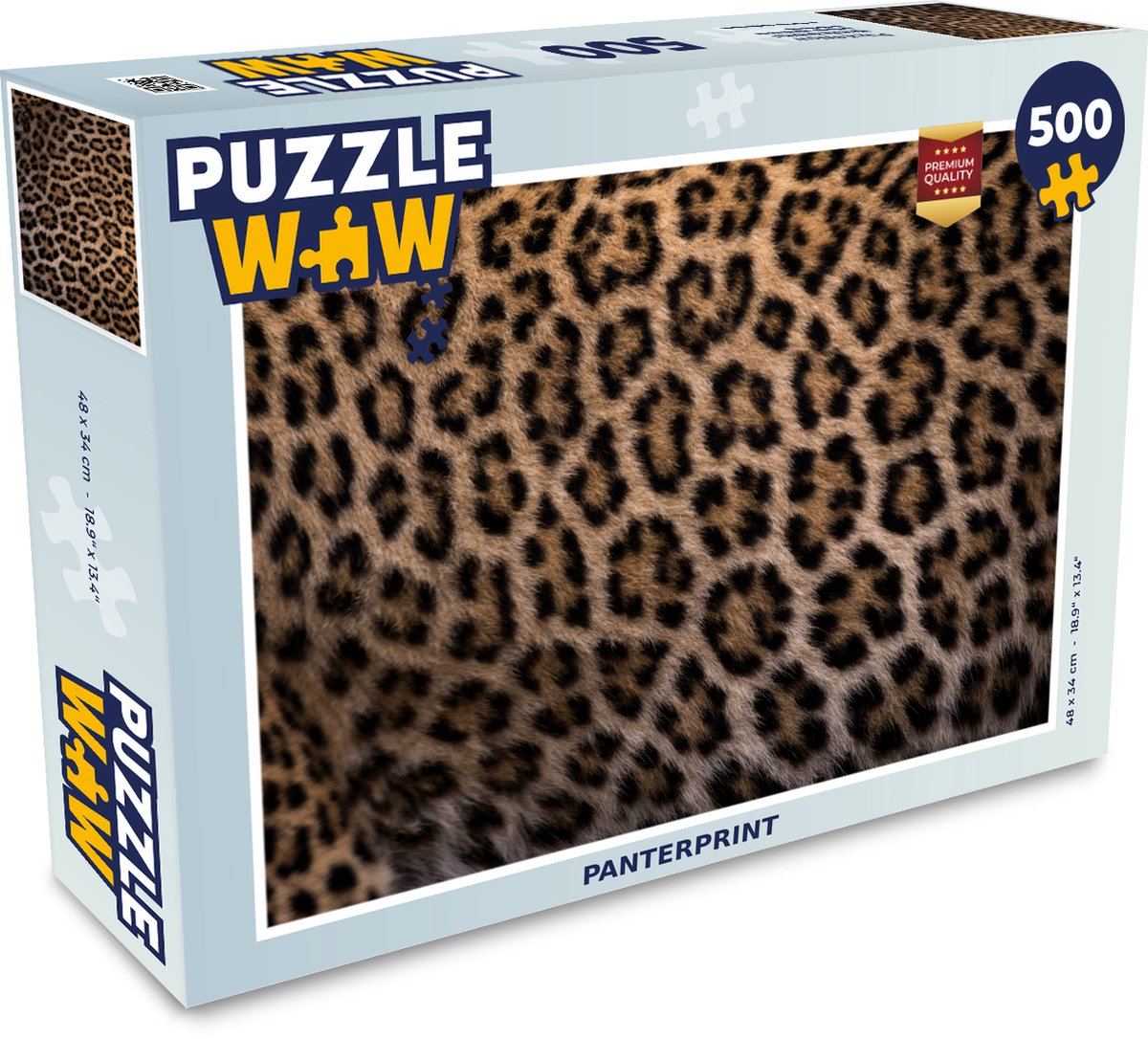 Puzzel Panterprint - Legpuzzel - Puzzel 500 stukjes