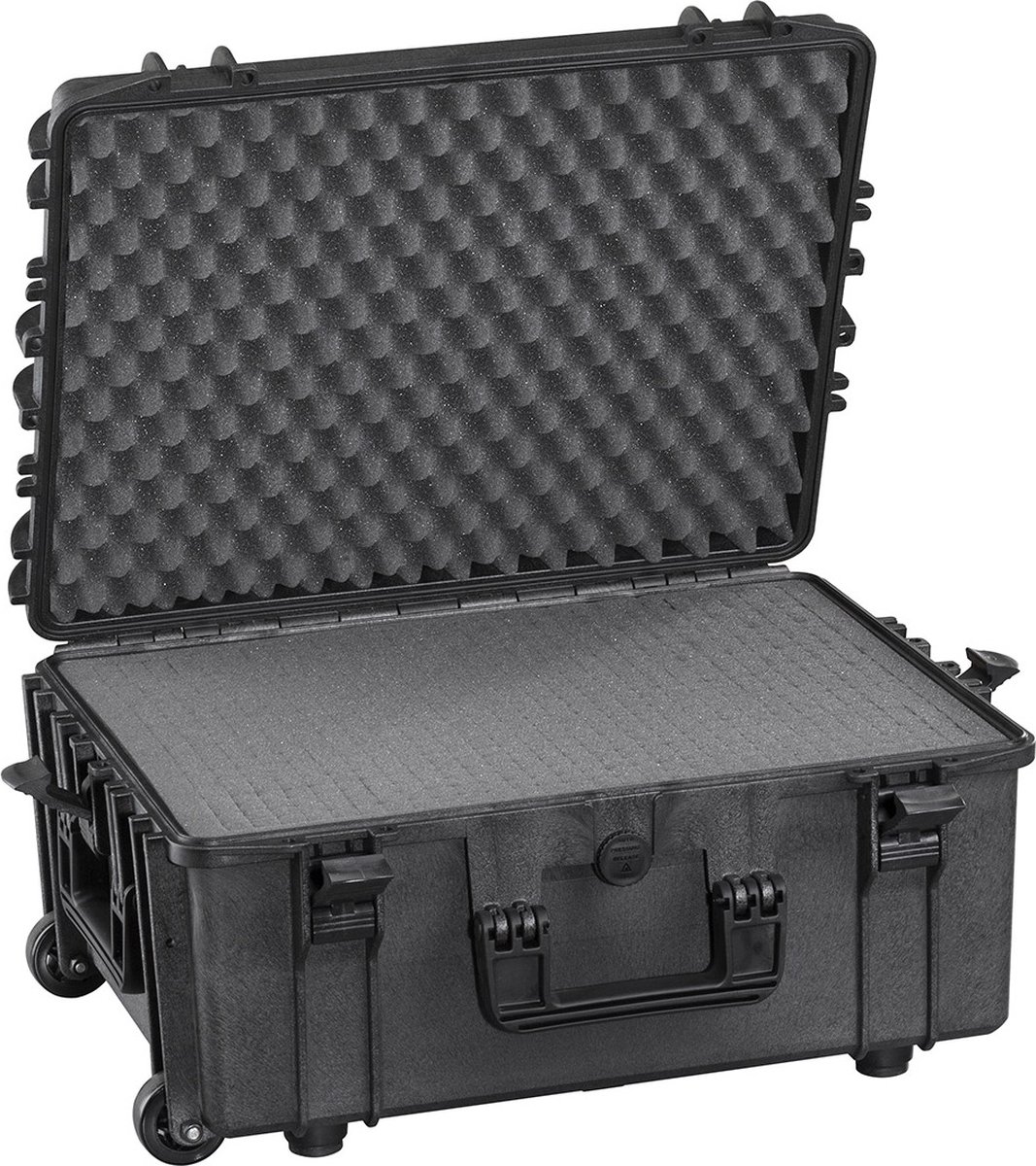 Gaffergear camera koffer 054H zwart trolley uitvoering incl. plukschuim - 47,300000 x 28,300000 x 28,300000 cm (BxDxH)