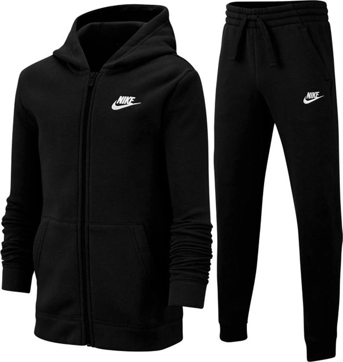 Afwijzen Nodig hebben Onafhankelijkheid Nike Sportswear Core Jongens Trainingspak - Maat 146 - Zwart | bol.com
