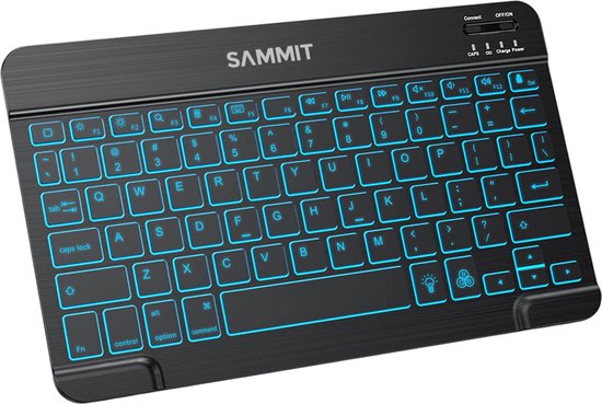 zonsondergang Ondeugd Manie SAMMIT® Draadloos Toetsenbord – Bluetooth Toetsenbord - Gaming Keyboard -  QWERTY - Zwart | bol.com