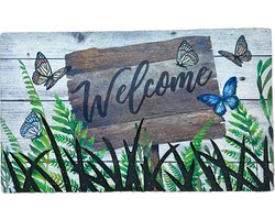 Eco Master - Ecologische deurmat - Welcome - Voor Binnen en buiten- 45 x 75 cm