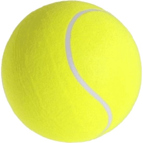 12 gele tennisballen - hondenspeelgoed- Animal King