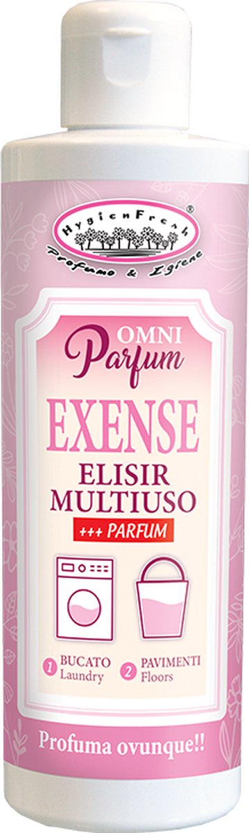 Wasparfum, Omniparfum Exense 235ml ,Geconcentreerde Essence voor wasgoed en vloeren.