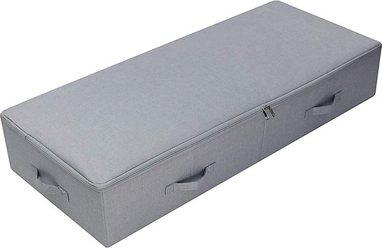 Grote opbergbox voor onder bed - 100x43x18cm - Opvouwbaar met 6 -... | bol.com