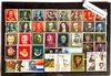 Afbeelding van het spelletje Nederlands postzegelpakket & souvenir. Collectie van 37 verschillende postzegels met Bekende Nederlanders als thema – kan als ansichtkaart in een A5 envelop - authentiek cadeau - kado - kaart - holland - nederland - NL
