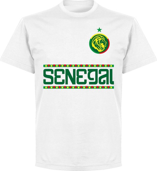 Senegal Team T-Shirt - Wit - 5XL