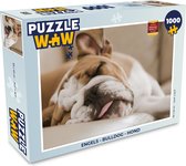 Puzzel Engels - Bulldog - Hond - Legpuzzel - Puzzel 1000 stukjes volwassenen