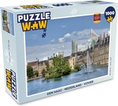 Puzzel Den Haag - Nederland - Vijver - Legpuzzel - Puzzel 1000 stukjes volwassenen