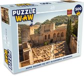 Puzzel Arms Square bij het Alhambra Granada - Legpuzzel - Puzzel 500 stukjes