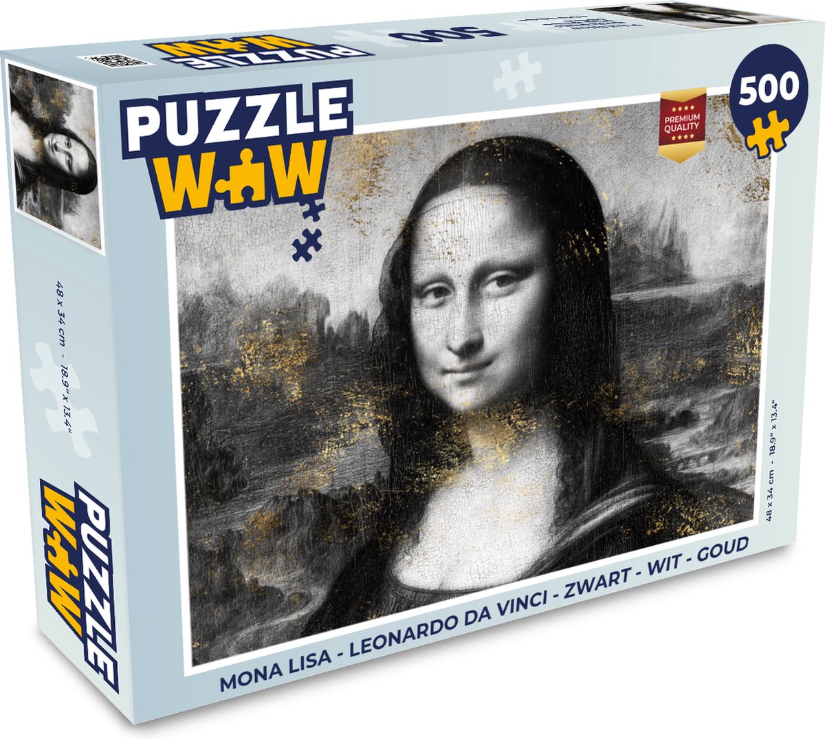 Poster | Mona Lisa, Leonardo da Vinci, herdruk | kunstlia